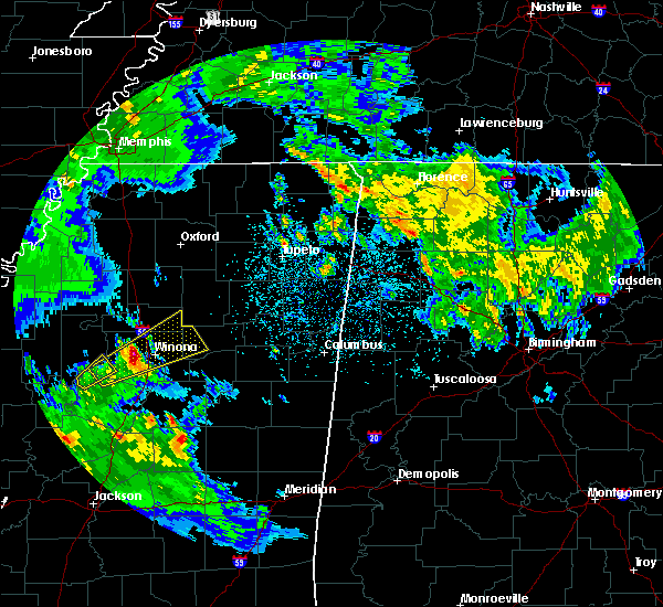 Interactive Hail Maps Hail Map for Winona, MS