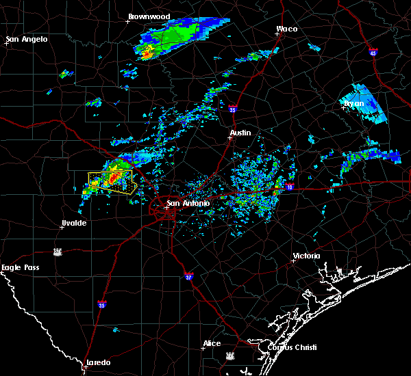 Interactive Hail Maps Hail Map for Bandera, TX