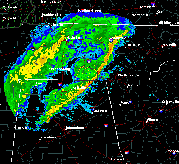 Interactive Hail Maps Hail Map for Beersheba Springs, TN