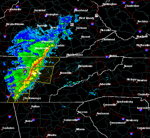 Interactive Hail Maps Hail Map for Crossville, TN