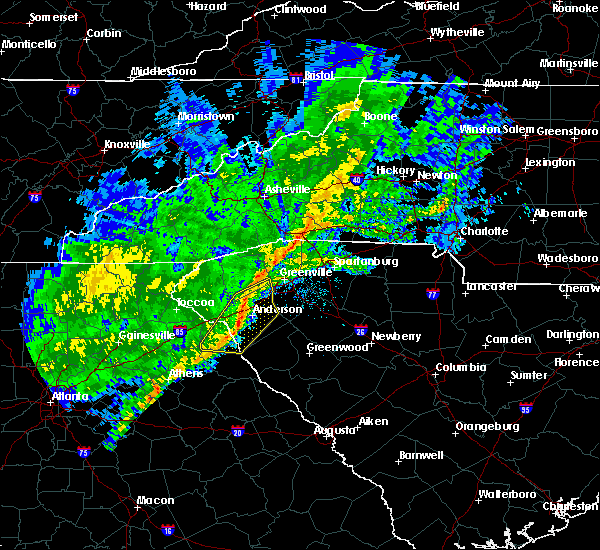 Interactive Hail Maps Hail Map for Starr, SC