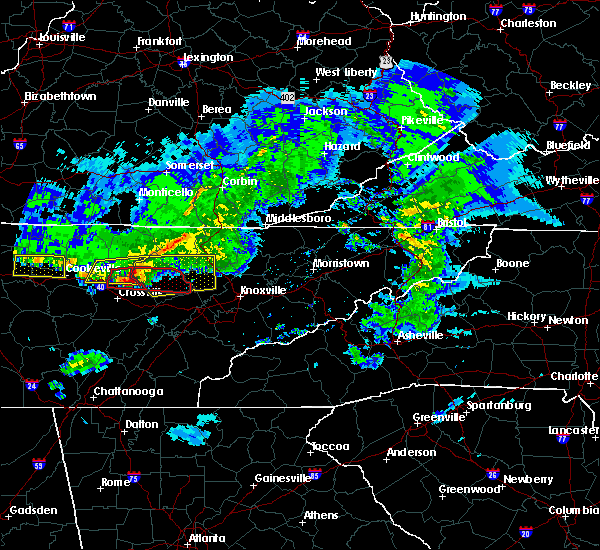 Interactive Hail Maps Hail Map for Oliver Springs, TN