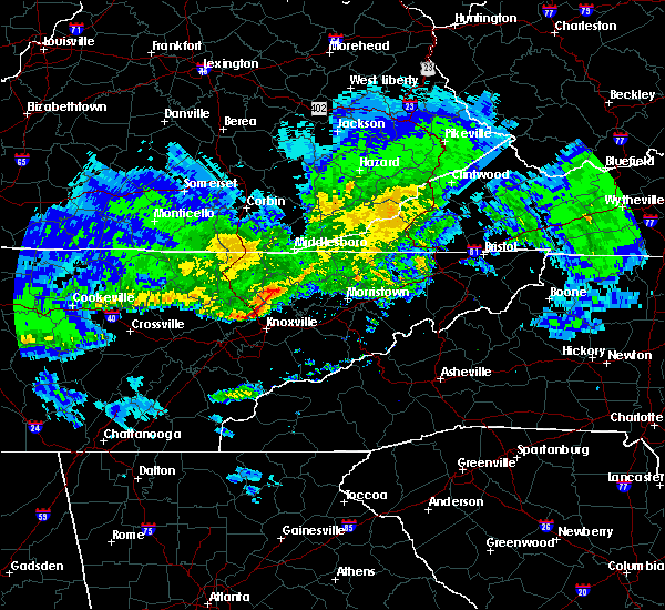 Interactive Hail Maps Hail Map for Knoxville, TN