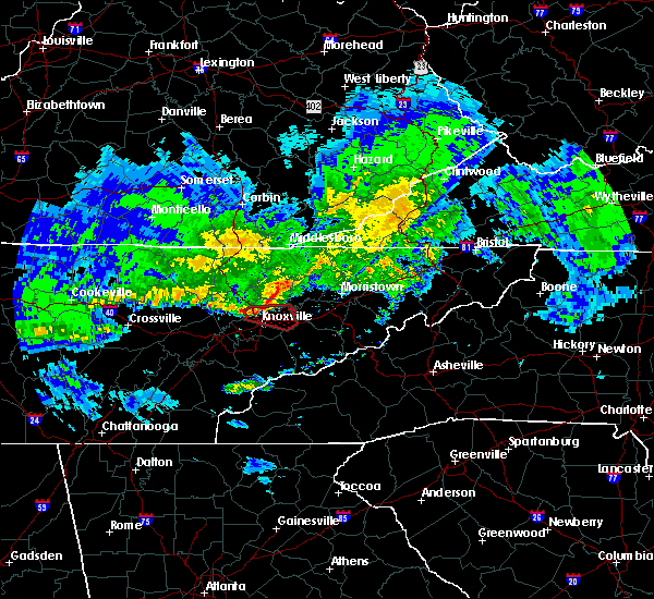 Interactive Hail Maps Hail Map for Knoxville, TN
