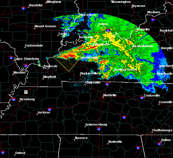 Interactive Hail Maps Hail Map for Woodbury, KY