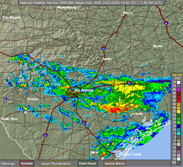 Interactive Hail Maps Hail Map for Inez, TX