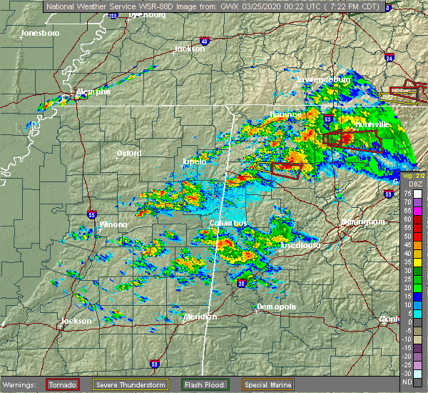 Interactive Hail Maps Hail Map for Double Springs, AL