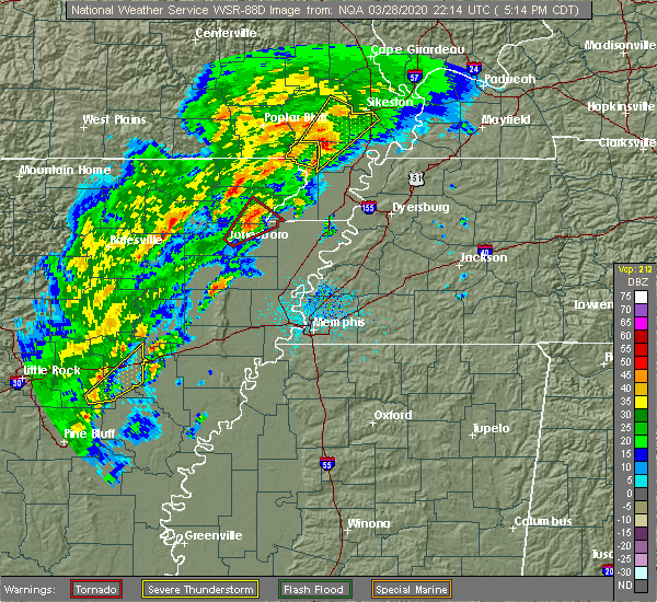 Interactive Hail Maps Hail Map for Paragould, AR
