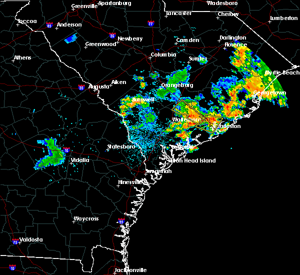 Interactive Hail Maps Hail Map for Ridgeville, SC