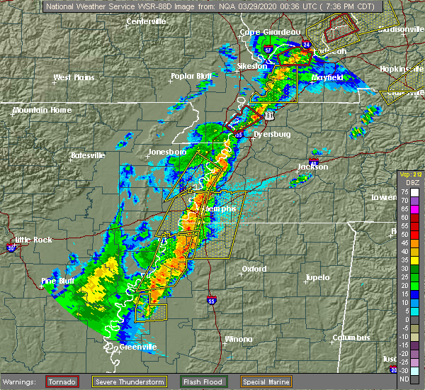 Interactive Hail Maps Hail Map for Senatobia, MS