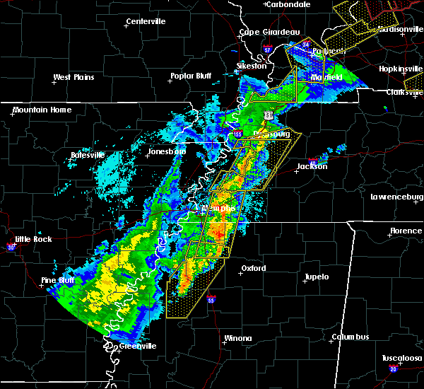 Interactive Hail Maps Hail Map for Memphis, TN