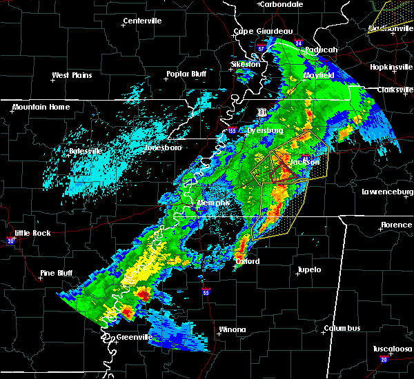 Interactive Hail Maps Hail Map for Jackson, TN