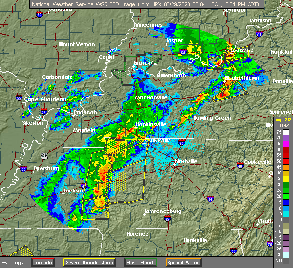 Interactive Hail Maps Hail Map for Clarksville, TN