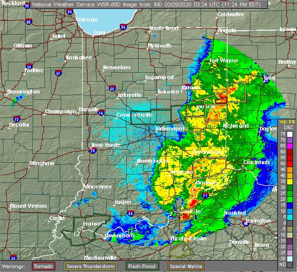 Interactive Hail Maps Hail Map for Winchester, IN