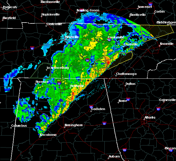 Interactive Hail Maps Hail Map for GruetliLaager, TN