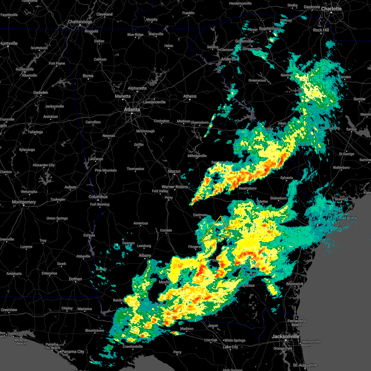 Interactive Hail Maps Hail Map for Lumber City, GA