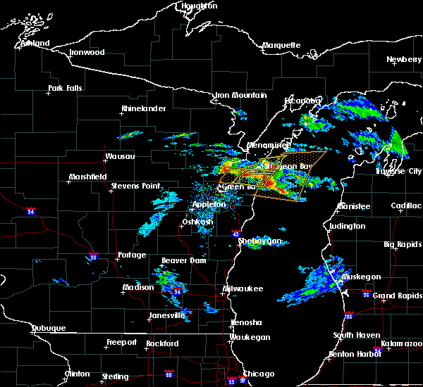 Interactive Hail Maps Hail Map for Sturgeon Bay, WI