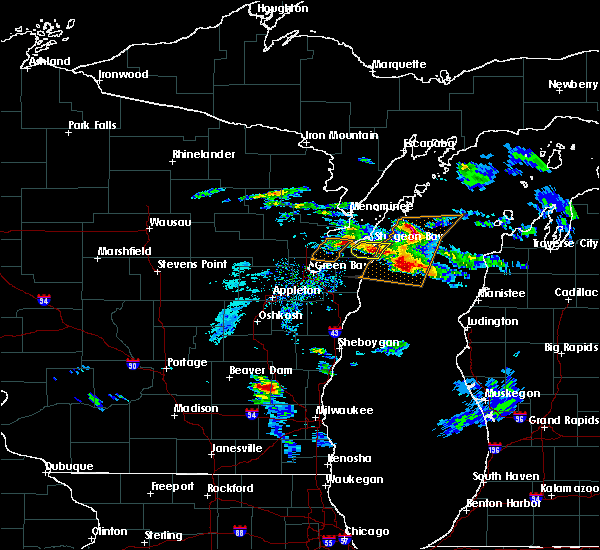 Interactive Hail Maps Hail Map for Sturgeon Bay, WI