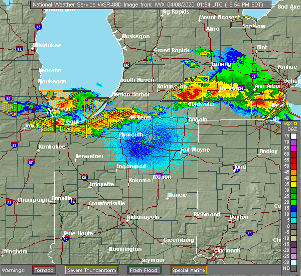 Interactive Hail Maps Hail Map for Hudson, MI