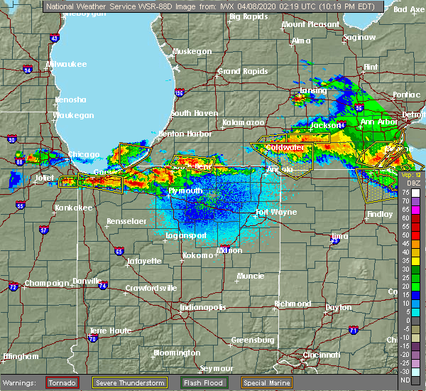 Interactive Hail Maps Hail Map for Shipshewana, IN
