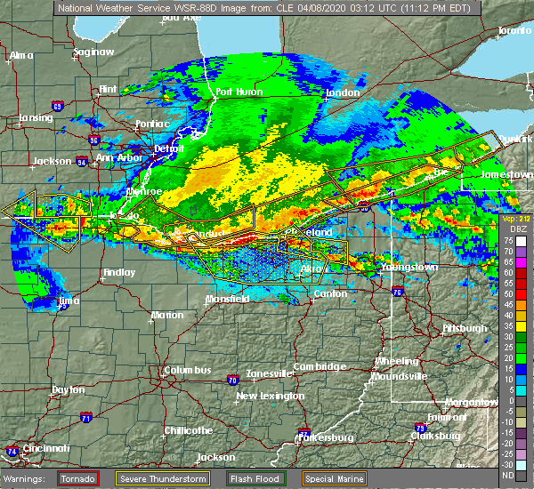 Cleveland, Ohio weather: interactive radar