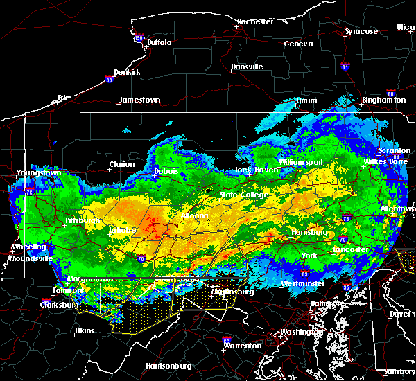 Interactive Hail Maps Hail Map for Chambersburg, PA