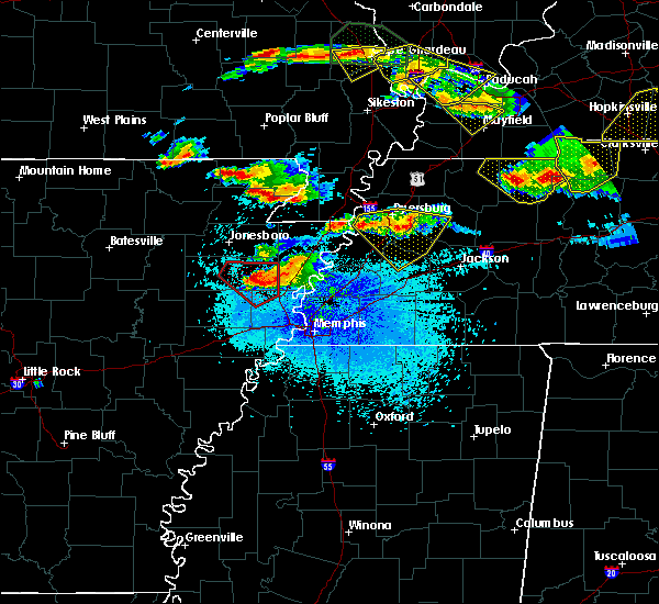 Interactive Hail Maps Hail Map for Memphis, TN