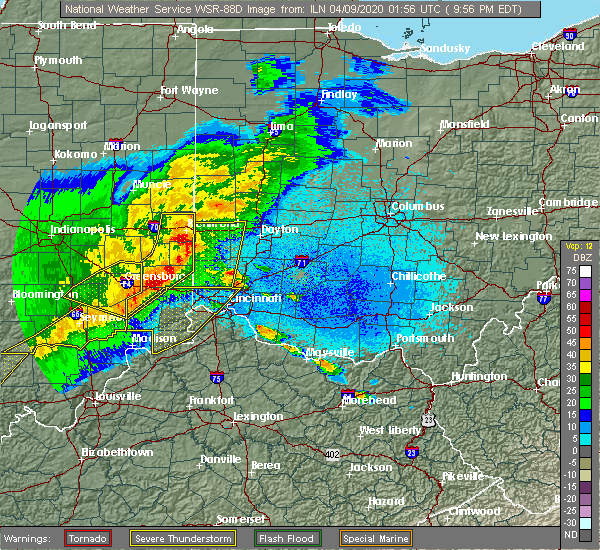 Interactive Hail Maps Hail Map for Lewisburg, OH