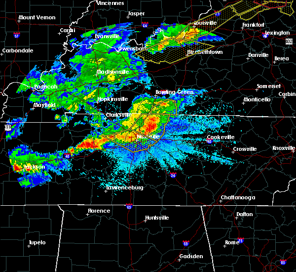 Interactive Hail Maps Hail Map for Hendersonville, TN