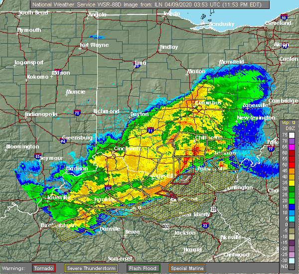 Interactive Hail Maps Hail Map for Maysville, KY