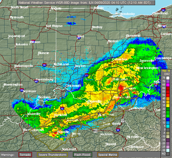Interactive Hail Maps Hail Map for Hamden, OH
