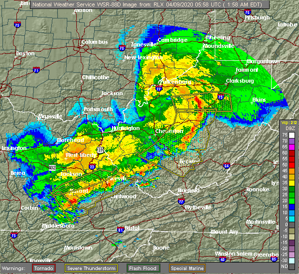 Interactive Hail Maps Hail Map for Glenville, WV