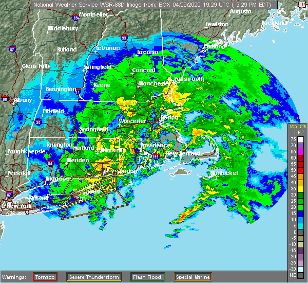 Interactive Hail Maps Hail Map for Pawcatuck, CT