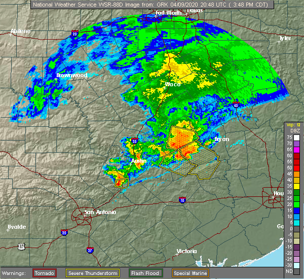 Interactive Hail Maps Hail Map for Giddings, TX