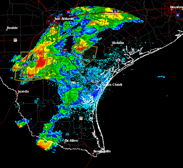 Interactive Hail Maps Hail Map for Kenedy, TX