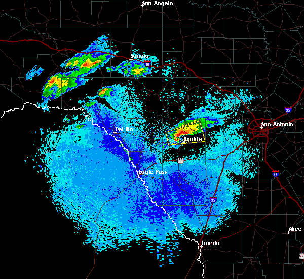 Interactive Hail Maps Hail Map for Uvalde, TX