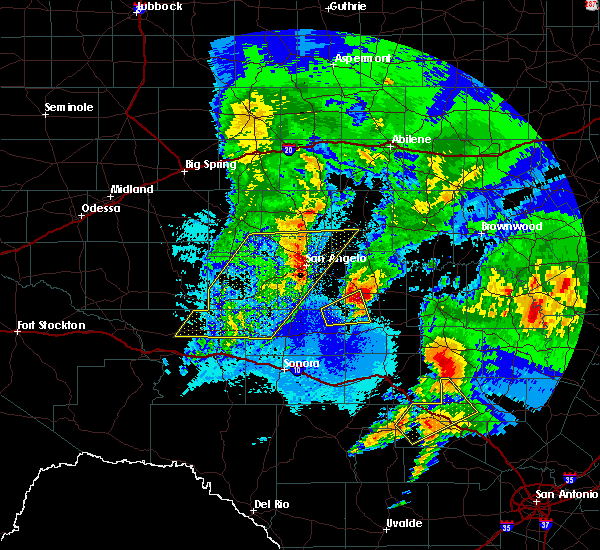 Interactive Hail Maps Hail Map for Eden, TX