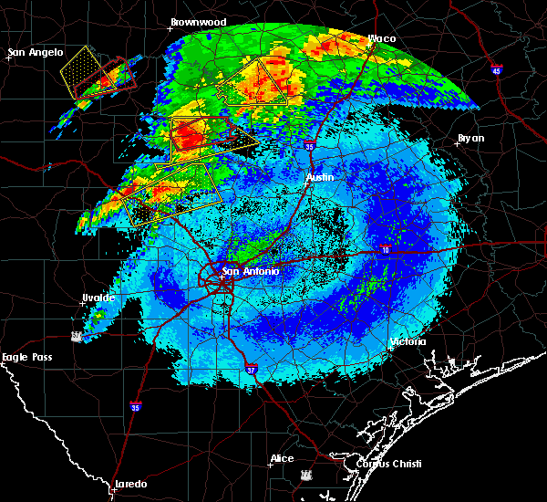 Interactive Hail Maps Hail Map for Kerrville, TX