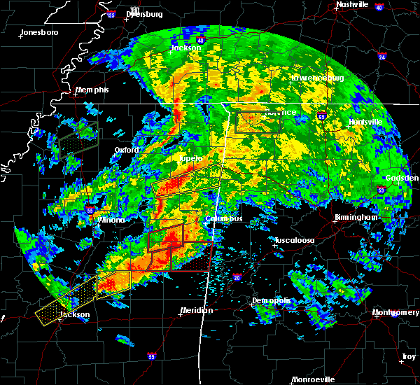 Interactive Hail Maps Hail Map for Brooksville, MS