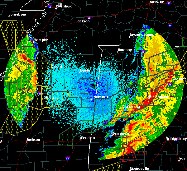 Interactive Hail Maps Hail Map for Winona, MS