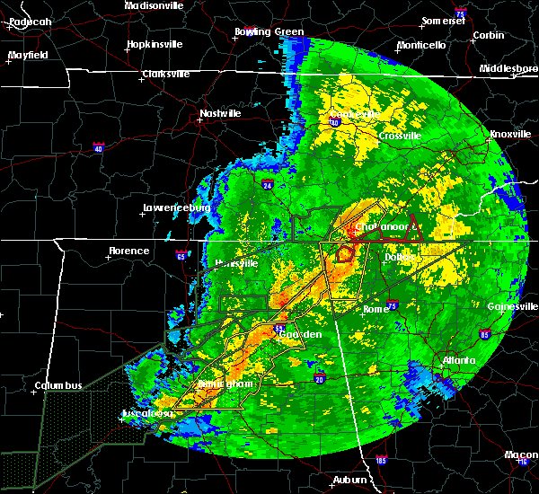 Interactive Hail Maps Hail Map for Chickamauga, GA