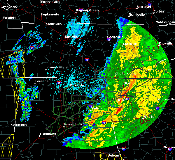 Interactive Hail Maps Hail Map for Ducktown, TN