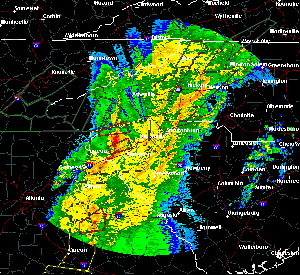 Interactive Hail Maps Hail Map for Six Mile, SC