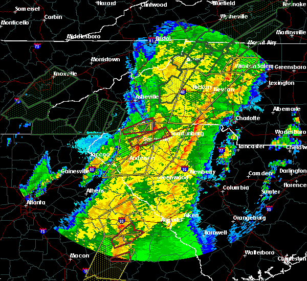 Interactive Hail Maps Hail Map for Charlotte, NC