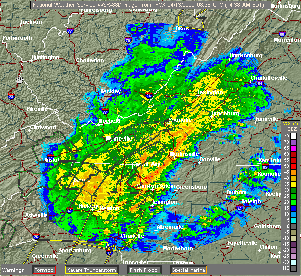 Interactive Hail Maps Hail Map for Greensboro, NC