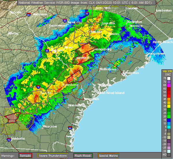 Interactive Hail Maps Hail Map for Olar, SC