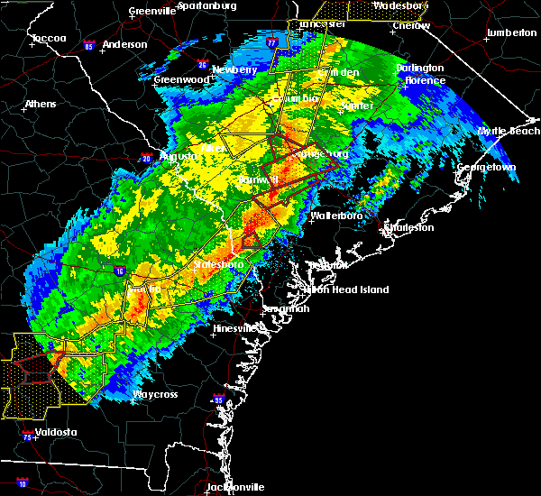 Interactive Hail Maps Hail Map for Cottageville, SC