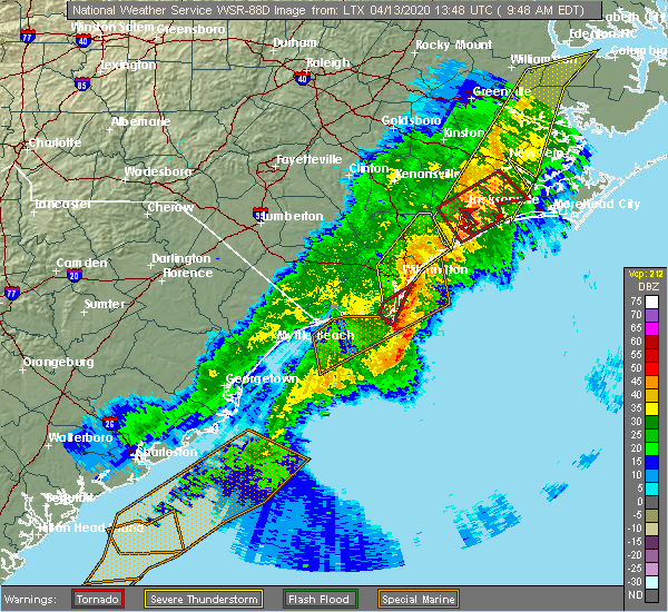 Interactive Hail Maps Hail Map for Southport, NC