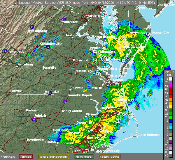 Coinjock Nc Weather Map Graphical Interactive Hail Maps Hail Map for Coinjock, NC