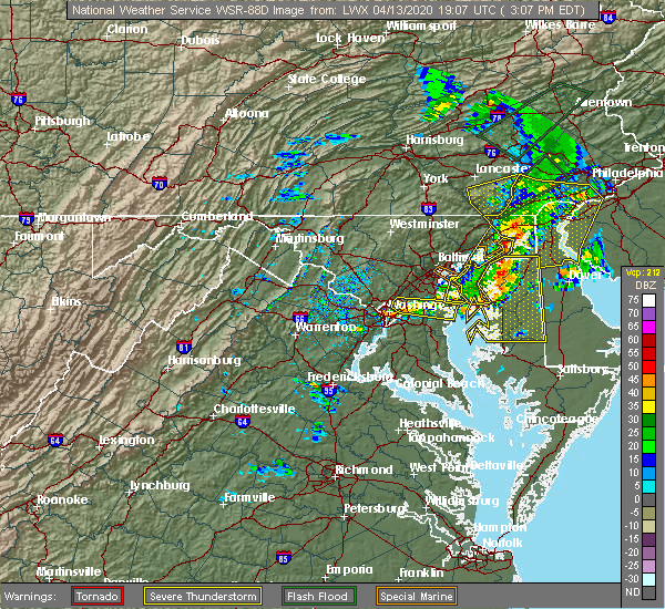 Interactive Hail Maps Hail Map for Pasadena, MD